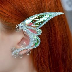 Elf ear cuffs no piercing, Fairy ear cuff earring, elven ear wrap