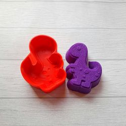 DINOSAUR BATH BOMB MOLD STL file for 3D Printing