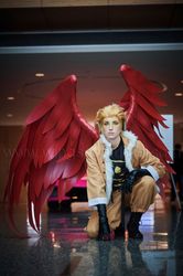 Takami Keigo, Hawks wings,angel wings costume,cosplay wings,red wings,