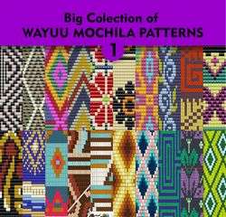 Wayuu mochila bag patterns / Big Collection - 1