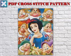 Snow White Cross Stitch Pattern / Disney Cross Stitch Pattern / Disney Princess PDF Cross Stitch Pattern / Printable PDF