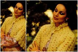 Digital | Vintage Crochet Pattern Mohair Capelet | Fashion 1970s | ENGLISH PDF TEMPLATE