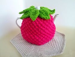 Knitting Pattern Tea Cozy PDF, Kitchen Handmade Decor