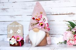 Flower Gnome with pincushion