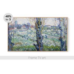 Samsung Frame TV Art download 4K, Frame TV art painting vintage, Frame TV art Van Gogh, Frame TV art landscape  | 357