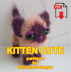 TUTORIAL: CUTE KITTEN crochet pattern