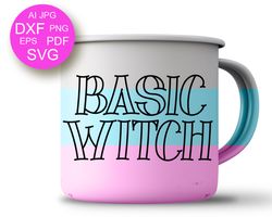 Basic Witch shirt design Halloween gifts Digital downloads