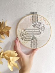Abstract cross stitch pattern Modern cross stitch PDF Hand embroidery pattern