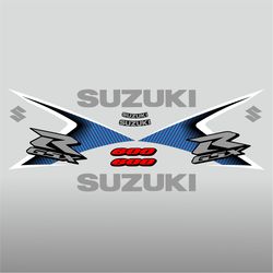 Graphic vinyl decals for Suzuki GSX-R 600 motorcycle 2008-2010 bike stickers handmade