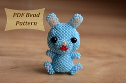 How to make easy beaded animal rabbit. 3d beaded bunny tutorial. 3d beading tutorial, 3d bead patterns.