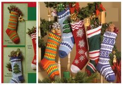 Digital | Vintage Crochet Pattern Christmas Pattern | Crochet Pattern Christmas Stockings | ENGLISH PDF TEMPLATE