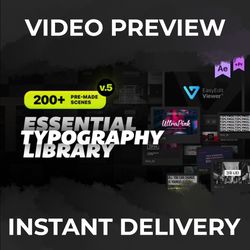 Over 200 Essential Titles and Lower Thirds! Motion Graphics Template Files. After Effects and Premiere Pro