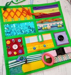 Fidget blanket mat dementia, Sensory busy board Autism, Fidget toys adult, Personalized gifts Alzheimer's for grandma