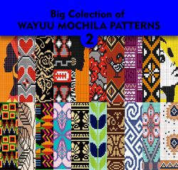 Wayuu mochila bag patterns / Big Collection - 2