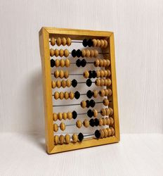 Antique Soviet Wooden Abacus. Vintage Abacus USSR.Rare Old Abacus