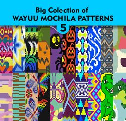 Wayuu mochila bag patterns / Big Collection - 5