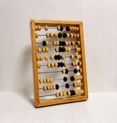 Vintage Soviet Wooden Abacus. Antique Abacus USSR. Rare Old Abacus