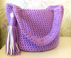 T-shirt bag pattern, crochet pattern bag, crochet market bag, crochet tote pattern