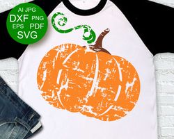 Pumpkin Grunge clipart Thanksgiving Happy harvest print Digital downloads files png pdf svg