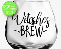 Witches Brew print Witch clipart Halloween quote Humorous Horror print Digital downloads files