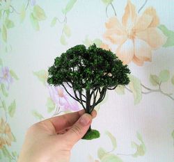 Tree for dollhouse. Miniature tree. 1:12 scale.