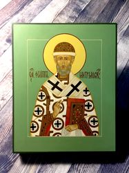 Metropolitan Philip of Moscow | Hand-painted icon | Religious gift | Orthodox icon | Christian gift | Byzantine icon
