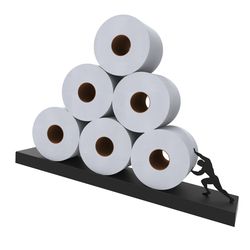 Sisyphus metal diagonal shelf for toilet paper rolls