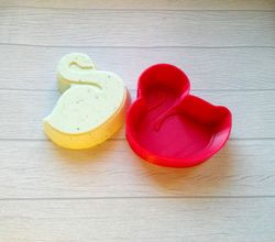 SWAN BATH BOMB MOLD STL file for 3D Printing