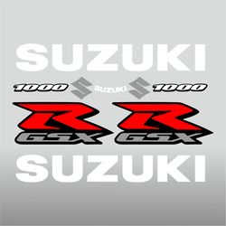 Graphic vinyl decals for Suzuki GSX-R 1000 motorcycle 2003-2004 bike stickers handmade