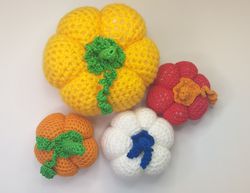 Crochet pumpkin, pumpkin pattern, halloween crochet, crochet pattern