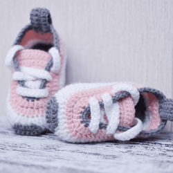 Sneakers baby booties, cute shoes, gift idea for newborn