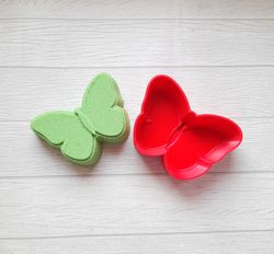 BUTTERFLY BATH BOMB MOLD STL file for 3D Printing