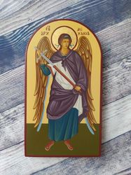 Archangel Michael | Hand painted icon | Orthodox icon | Religious icon | Christian supplies | Orthodox gift | Holy Icon