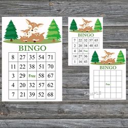 Deer bingo cards,Deer bingo game,Deer printable bingo cards,60 Bingo Cards,INSTANT DOWNLOAD--277