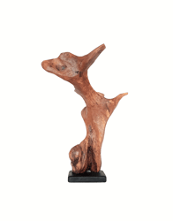 Art sculpture. Wood sculpture "Toy". Driftwood sculpture. 15.74/7.87/8.66 inch. Best gift!