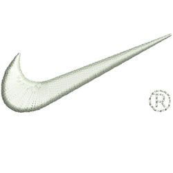 Classic White Logo Nike Embroidery-Timeless Elegance for Your Apparel