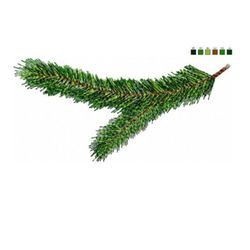 Sophisticated Spruce Branch Embroidery-Nature-inspired Elegance for Your Creations