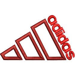 Sleek Sportswear Style-Adidas-Inspired Embroidery Logos for Trendsetting Athleisure