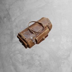 Premium Leather Duffle Handbag-Stylish, Durable, and Timeless | Shop Now!