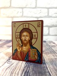 Jesus Christ | Hand-painted icon | Christian icon | Christian | Orthodox icon | Byzantine icon | Pantocrator