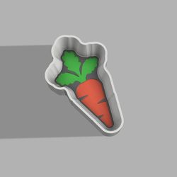 CARROT BATH BOMB MOLD STL file for 3D Printing