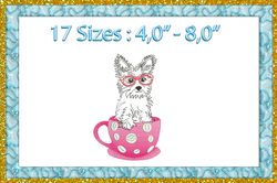 Pet machine Embroidery design Instant Download