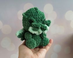 Cthulhu the plush lovecraft Baby Cthulhu plush Stuffed souvenir Cute crochet monster