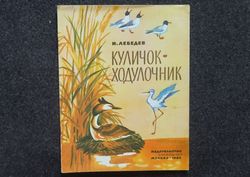 Soviet art Illustrated Retro book printed in 1983 Children's book Illustrated Rare Vintage Soviet Book USSR bird print