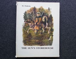 Soviet Literature children book in English kids books 1975 USSR. The sun's storehouse. M. Prishvin.