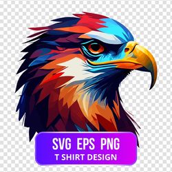 Eagle Prints T-shirt, Eagle Design T-Shirt, Eagle T-Shirt Digital, SVG, PNG