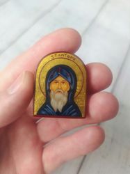 Saint Anthony | Orthodox icon for travellers | Orthodox icon | Holy Icon | Hand-painted icon
