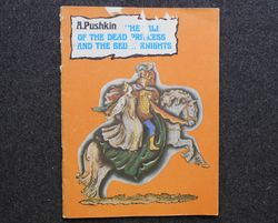 Pushkin, Konashevich 1981 Soviet Literature children book in English Vintage illustrated kid book USSR