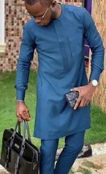 African Men's Costume | African Matching Wear Top and Downs | Ankara  Suit | Dashiki Men's Wear
