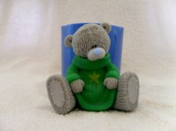 Teddy Bear in a sweater - silicone mold
